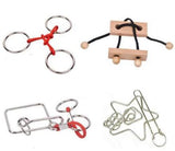 Geometric Metal Brain Teaser Puzzles