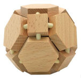 Interlocking Wooden Burr Puzzles
