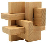 Interlocking Wooden Burr Puzzles