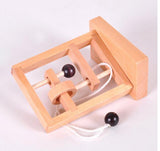 Wood & Rope Brain Teaser Puzzles