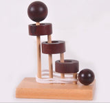 Wood & Rope Brain Teaser Puzzles
