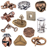 Classic Metal Brain Teaser Puzzles